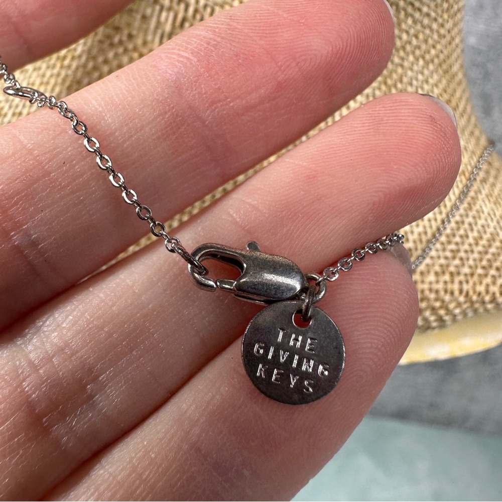 The Giving Keys Silver HOPE Key Necklace - Picture 5 of 6